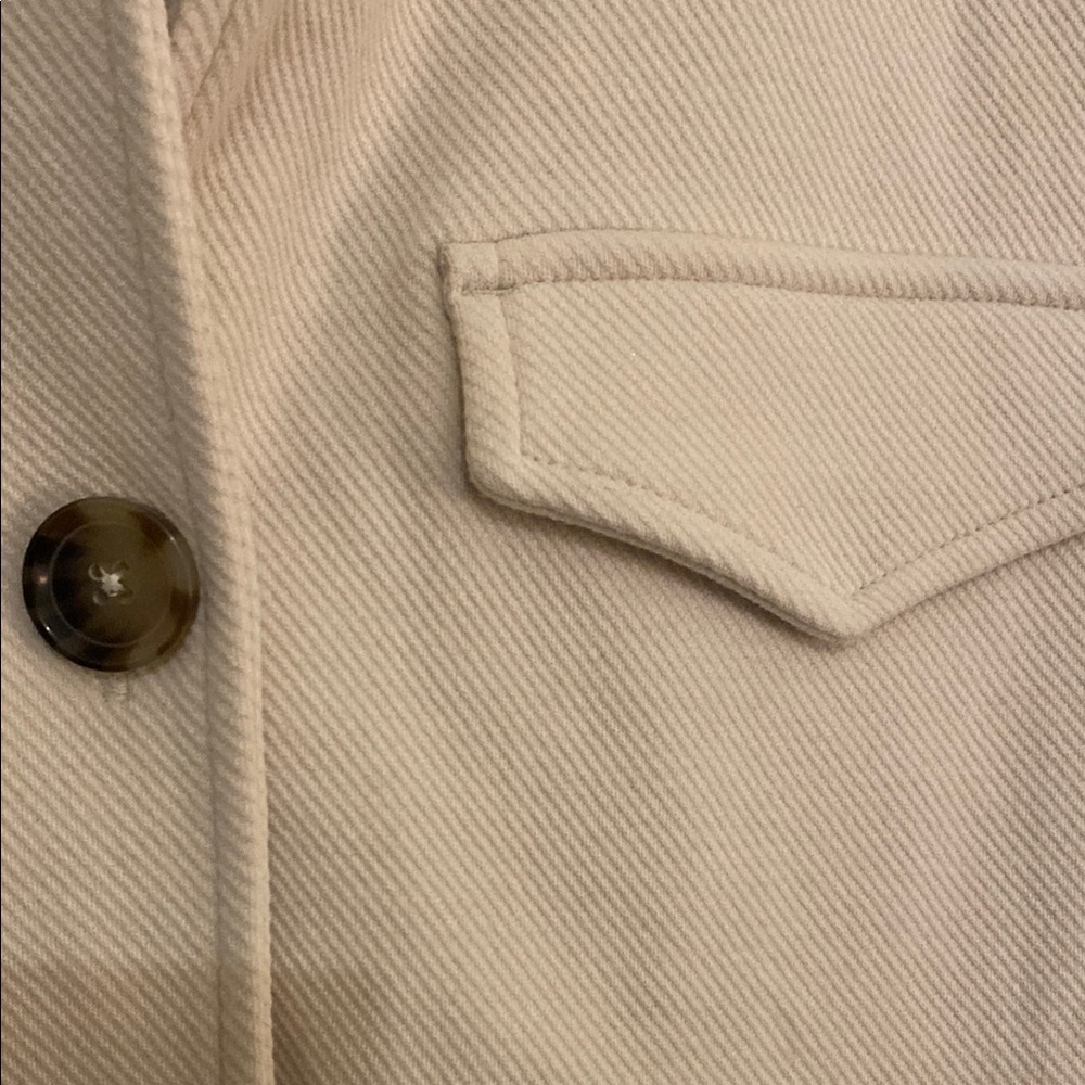 Cream Button-Up Jacket - Picture 3 of 6